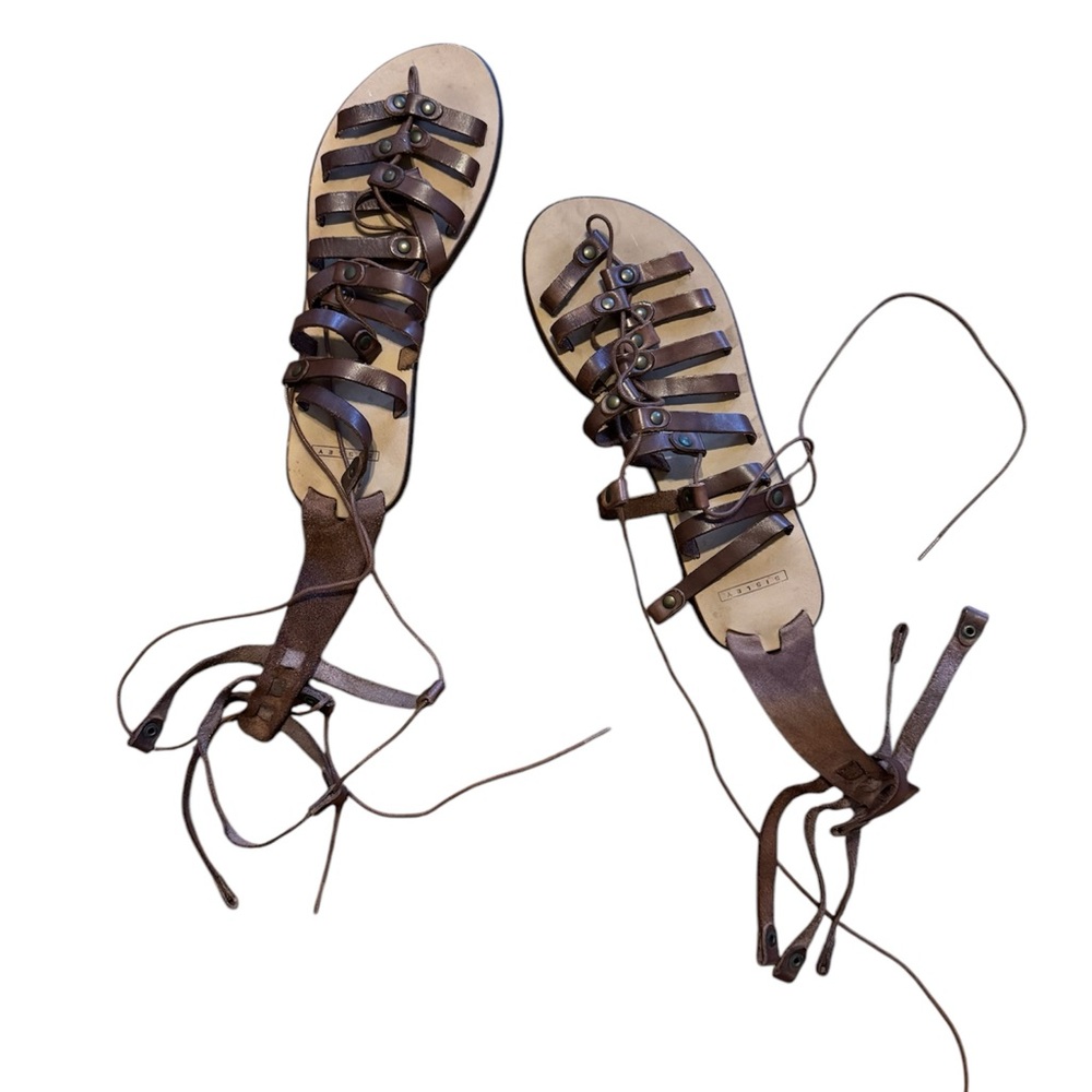 Sisley Brown Gladiator Sandals